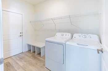 Washer dryer in unit